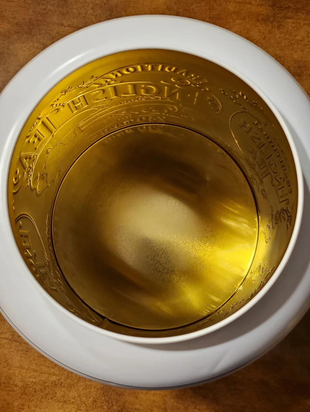 Traditional English Tea EMPTY Tin 10